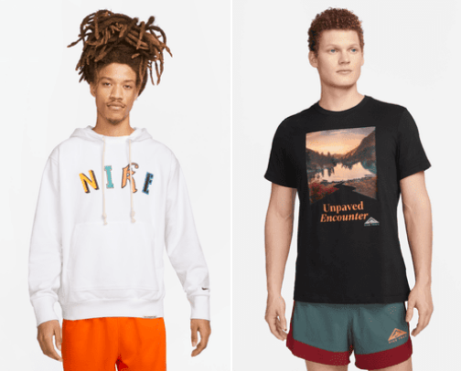 Nike clothes for man cover photo collage