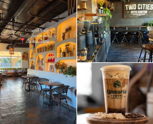 Best Cafes in the Central Valley, California cover photo collage