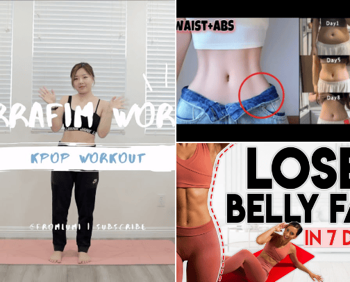 Have an UNRECOGNISABLE body after these workouts ! cover photo collage