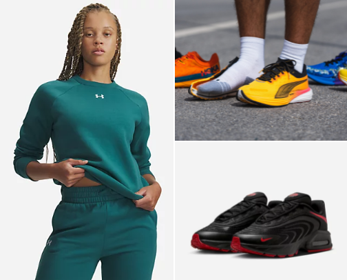 "Sports Shoes: Best Brands for Quality" cover photo collage