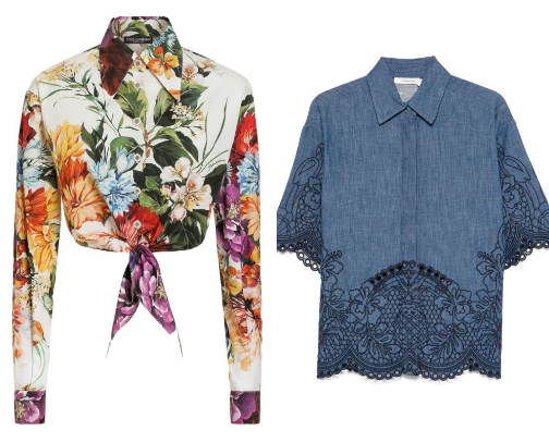The Luxe List Trending Tops & Shirts Curated by Farfetch. cover photo collage