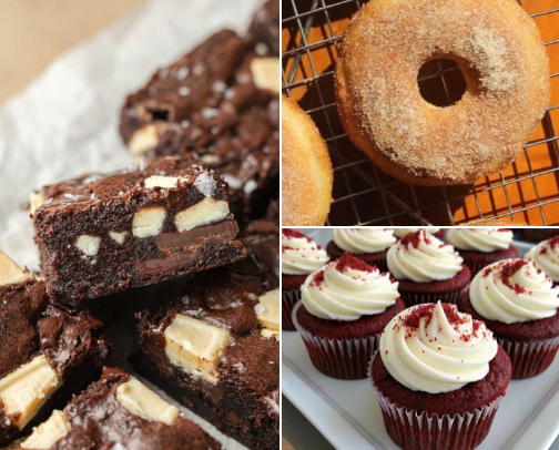 Sweet tooth satisfaction cover photo collage