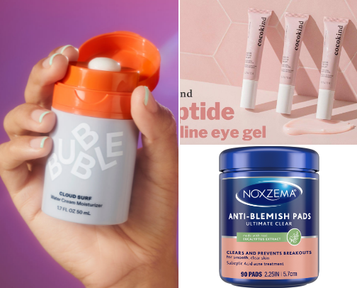 Oily/acne prone skin must haves cover photo collage