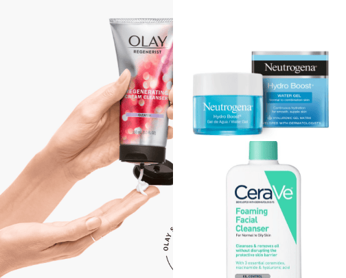 Combination skin skincare 🫶🏻 cover photo collage