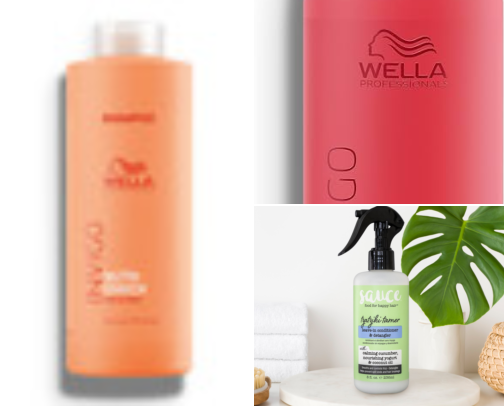 favorite hair products cover photo collage