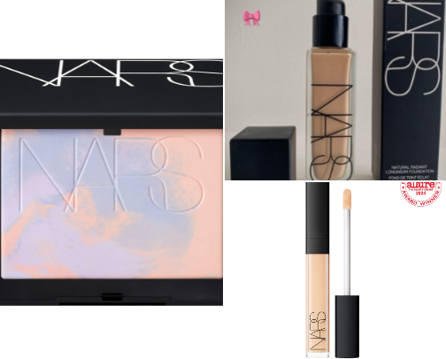 Glow Up with NARS 💄 cover photo collage