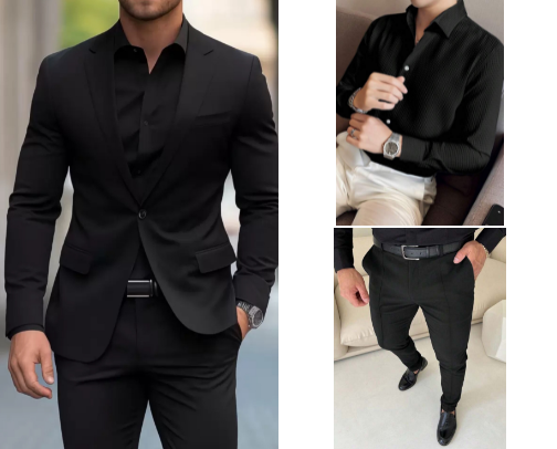 Modern Gentleman: Timeless Elegance for Every Occasion cover photo collage