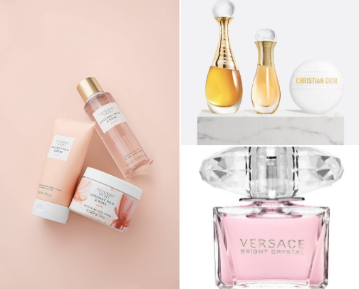 Clean girl & smell good favorites cover photo collage