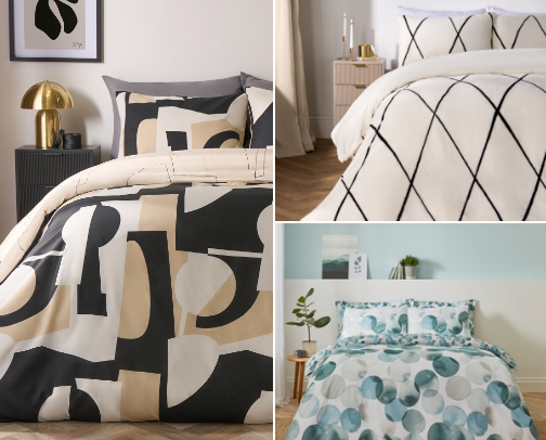 Nothing beats a big, comfy bed. This is a collection of bedding I absolutely love! cover photo collage