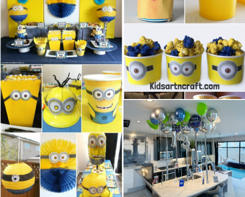 Young wild and Three-Minion Style cover photo collage