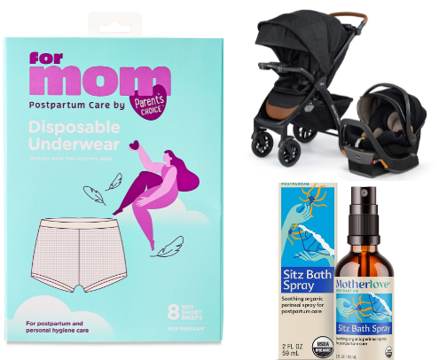 First Time Mom Necessities cover photo collage