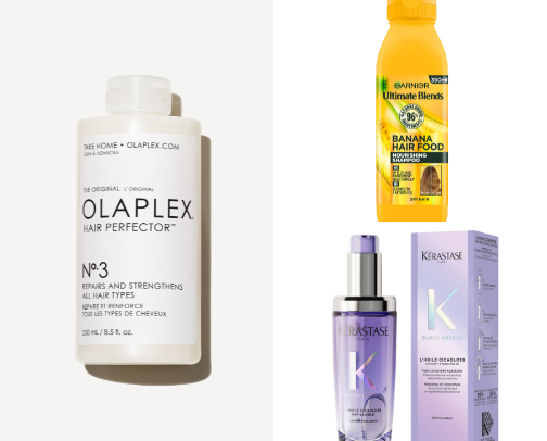 Hair care products for long healthy locks cover photo collage