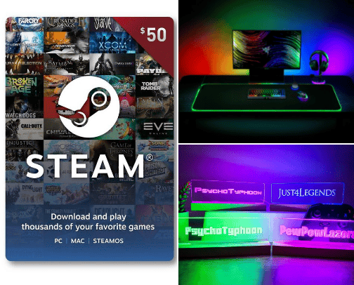 Gaming 💻🎧 cover photo collage