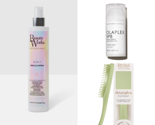 My favourite products for damaged hair cover photo collage