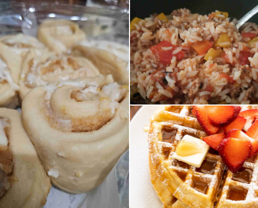 Recipes in My Kitchen cover photo collage