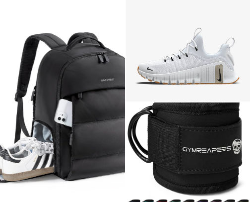 Gym Essentials 💪🏻🏋🏼‍♀️ cover photo collage