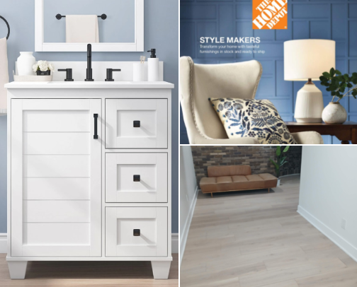 Fancy home furnishings and finds. cover photo collage