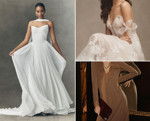Bridal Gowns and dresses-Anthropologie cover photo collage
