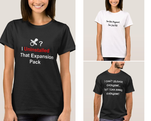 Hilarious T-Shirts with Funny Sayings You Need in Your Wardrobe cover photo collage