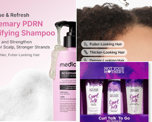 💝Fine Curly Hair Products I use  💇‍♀️💝 cover photo collage