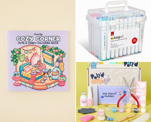 Cozy & Crafty Hobbies | Stationery and more cover photo collage
