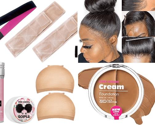 Wig install essential cover photo collage