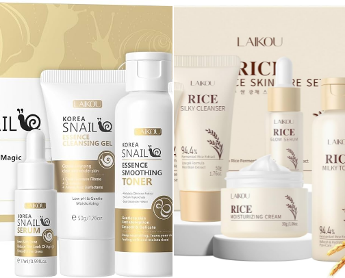 Korean skincare cover photo collage