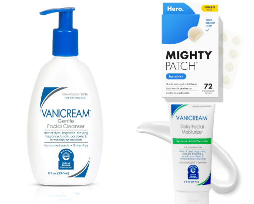 Skin care cover photo collage
