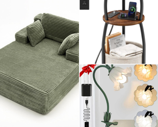 My Book Nook Home Decor Purchases, cute, cozy, funky :) cover photo collage