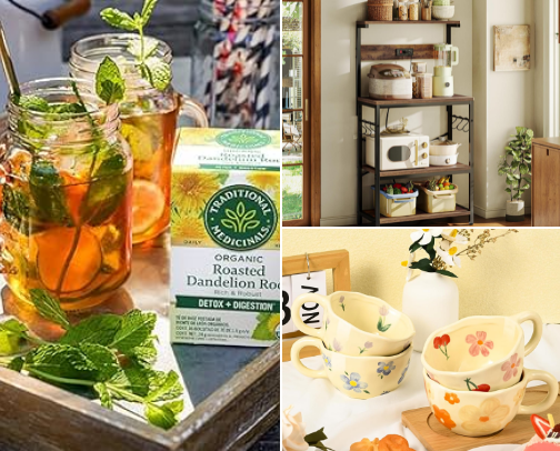 Communi-Tea Favorites | Herbal Tea + Accessories cover photo collage