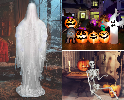 🎃 Spooktacular Halloween Costumes &  Decorations cover photo collage