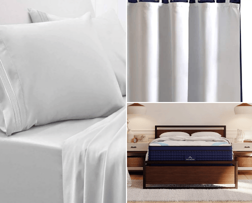 Bedding bedroom cover photo collage