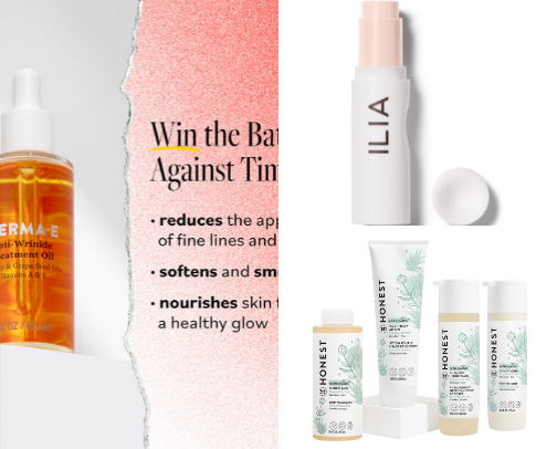 My Go-to Makeup, SkinCare, and ShowerCare Brands I ACTUALLY use. cover photo collage