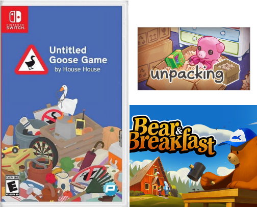 Games for a Quiet Evening cover photo collage