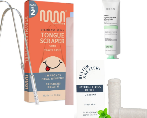 Non-toxic oral care cover photo collage
