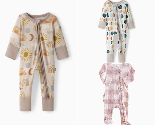 Boho Baby Clothing List cover photo collage