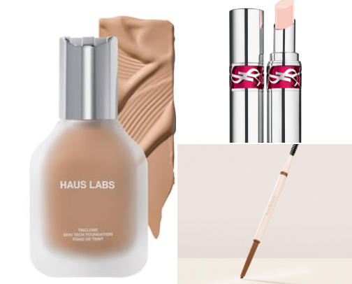 What you’ll find in my makeup bag cover photo collage