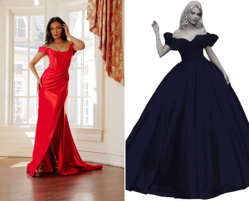 Luxury Gowns cover photo collage