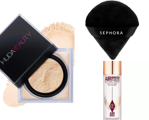 make up favs from sephora🖤 cover photo collage