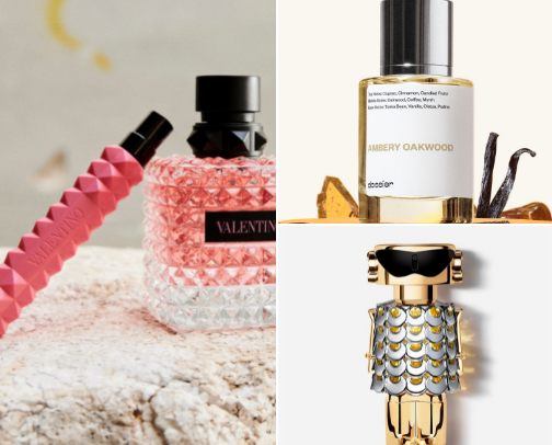 The best in the Fragrance world cover photo collage