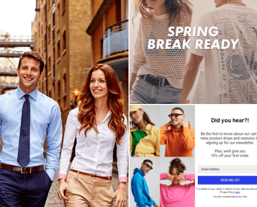 unisex clothing and shoes cover photo collage