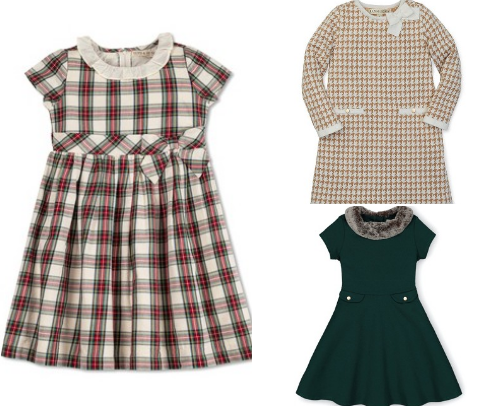 Holiday outfits for 2T girls cover photo collage
