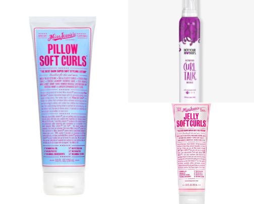 curly hair saviors  ‼️ cover photo collage