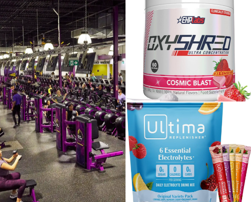 Fitness cover photo collage