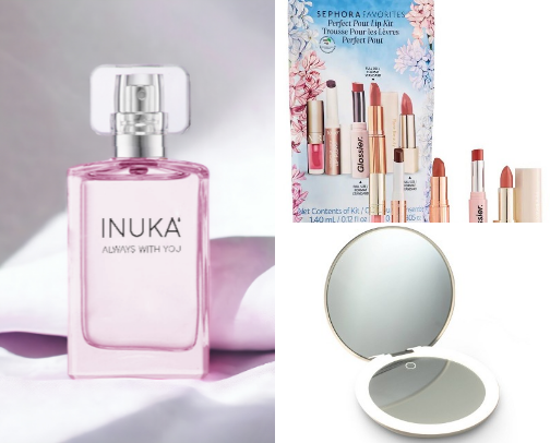 What’s in my bag 👜🥂 cover photo collage