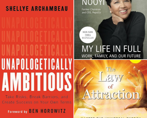 Books That Shaped How I Lead, Think & Show Up as a Woman cover photo collage