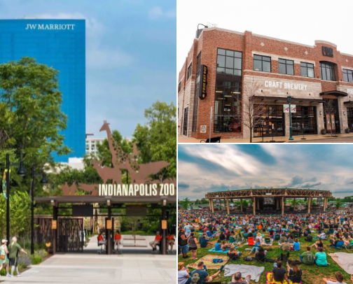 Things to do near Indy/Fishers cover photo collage