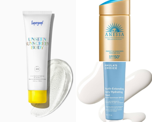 Best Sunscreens for Acne-Prone Skin  ☀️✨ cover photo collage