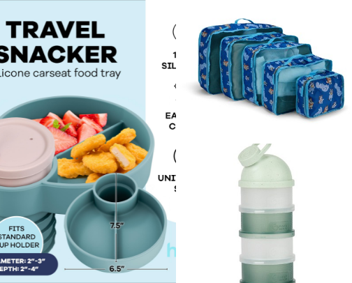 traveling tiny : baby travel must haves ✈️🚙 cover photo collage