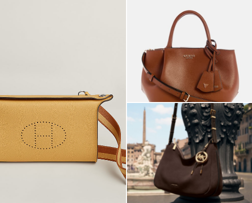 Elegant bags cover photo collage